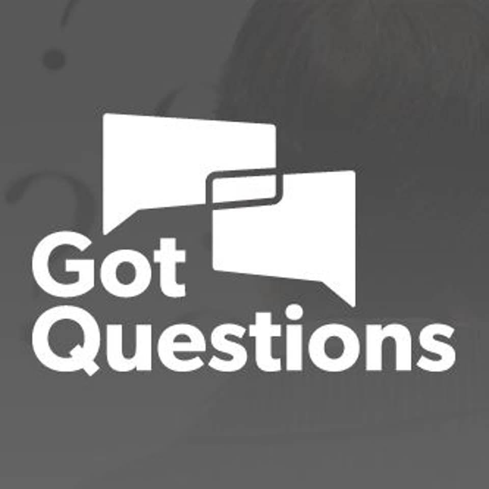 Got Questions logo on a gray background